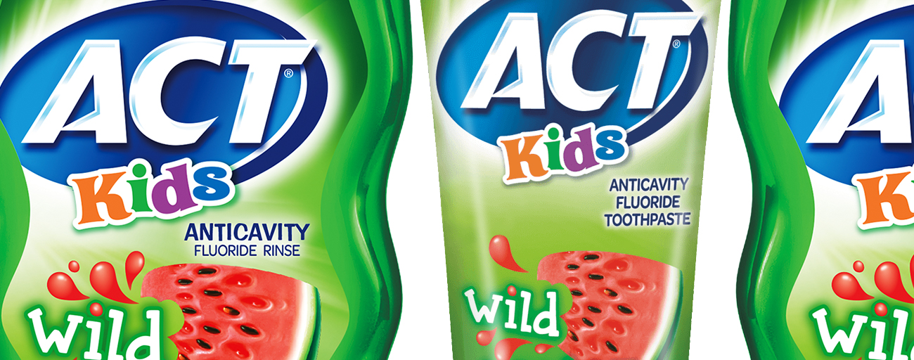 ACT Kids Anticavity oral hygiene products